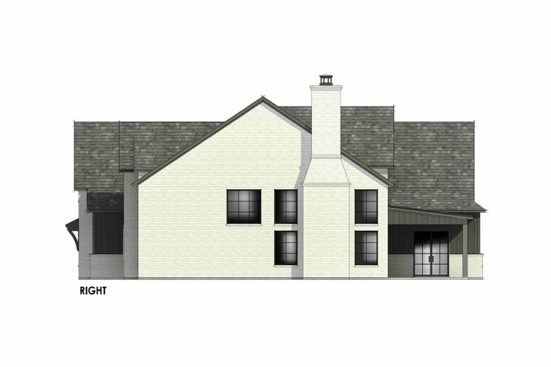 Architectural House Design - Exterior - Other Elevation 1 for Tudor House Plan #1096-50 - 4 bed, 3.5 bath