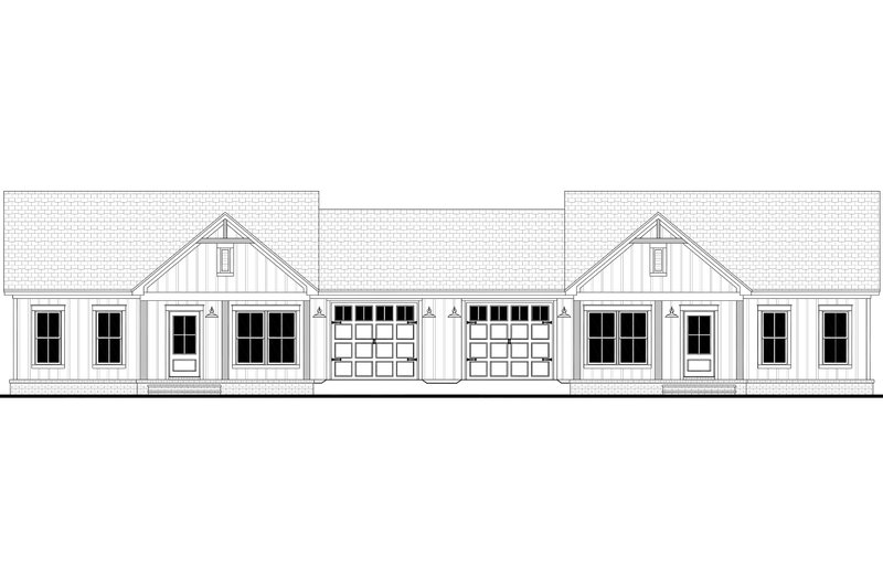 Home Plan - Exterior - Front Elevation 4 for Farmhouse House Plan #430-358 - 4 bed, 4 bath