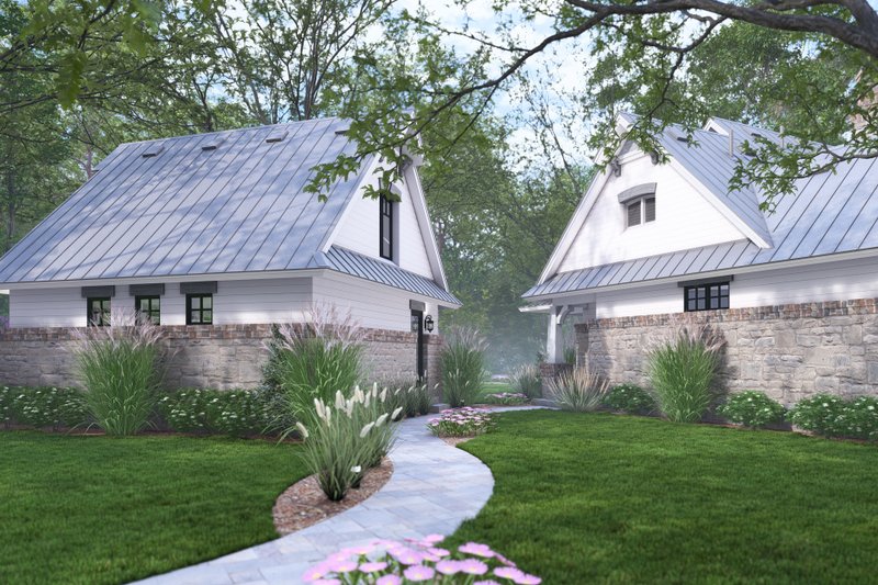House Blueprint - Exterior - Other Elevation 3 for Farmhouse House Plan #120-292 - 3 bed, 2 bath