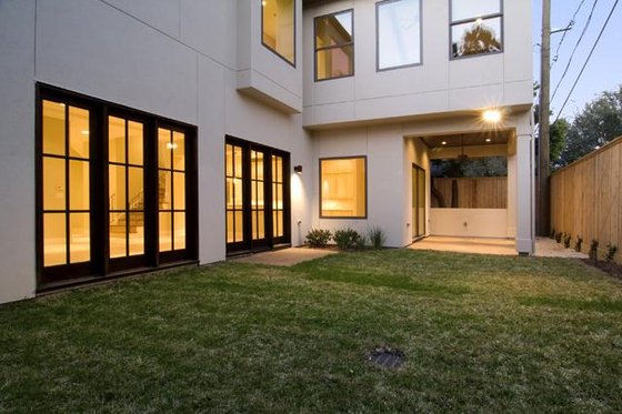 Exterior - Rear Elevation for Modern House Plan #449-17 - 4 bed, 3.5 bath