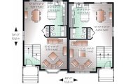 European Style House Plan - 3 Beds 1.5 Baths 2716 Sq/Ft Plan #23-775 