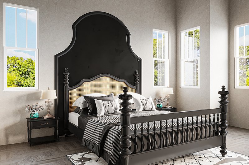Home Plan - Interior - Master Bedroom for European House Plan #54-552 - 6 bed, 5.5 bath