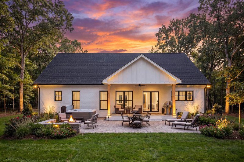Dream House Plan - Exterior - Rear Elevation 1 for Farmhouse House Plan #430-441 - 3 bed, 2 bath