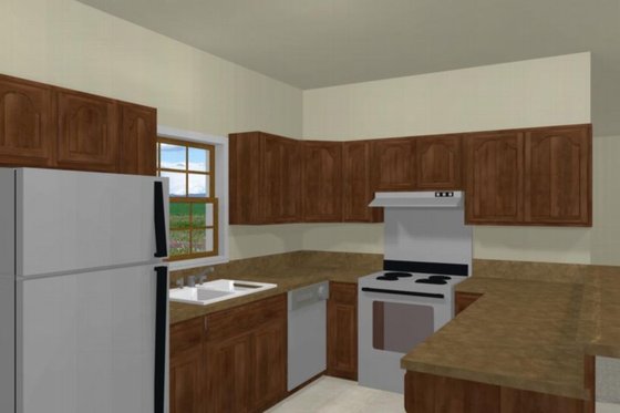 Interior - Other for Farmhouse House Plan #44-119 - 3 bed, 1 bath
