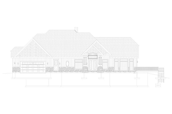 Exterior - Front Elevation 13 for European House Plan #1060-75 - 3 bed, 3.5 bath