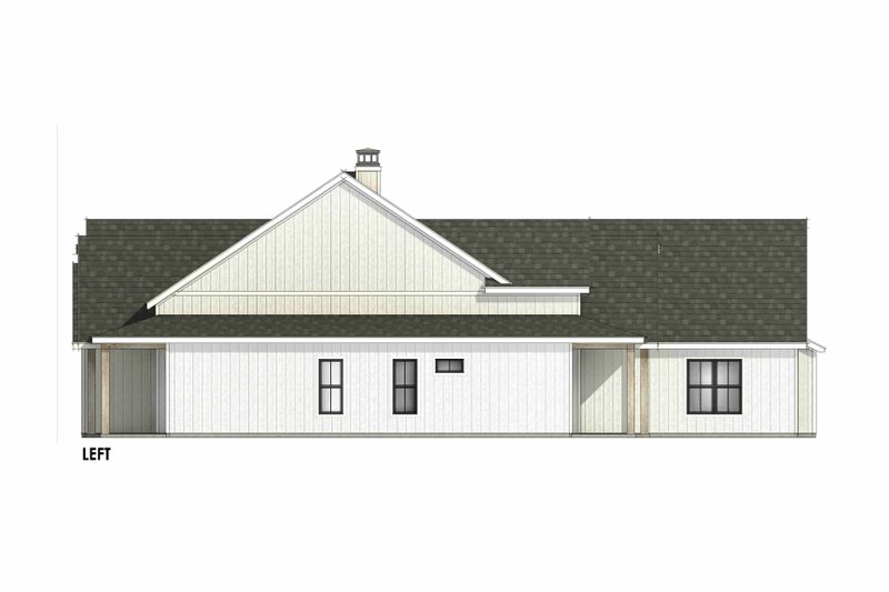 Home Plan - Exterior - Other Elevation for Farmhouse House Plan #1096-123 - 4 bed, 3.5 bath