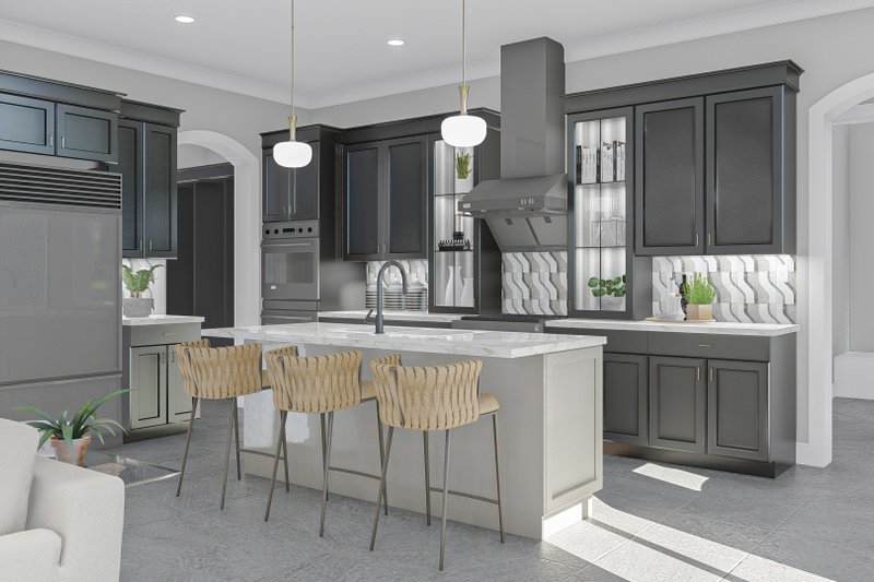 Dream House Plan - Interior - Kitchen for Mediterranean House Plan #455-256 - 3 bed, 2.5 bath