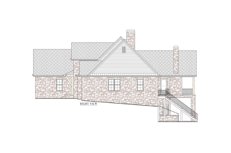Home Plan - Exterior - Other Elevation 2 for Farmhouse House Plan #437-139 - 4 bed, 5 bath