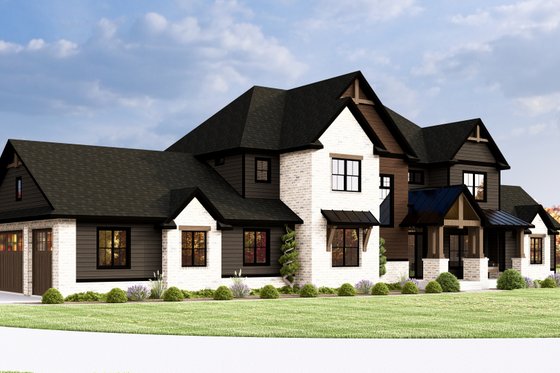 Exterior - Other Elevation 4 for Contemporary House Plan #1064-332 - 5 bed, 6 bath