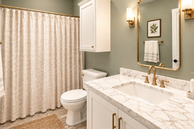 House Design - Interior - Bathroom for Farmhouse House Plan #44-321 - 3 bed, 2 bath