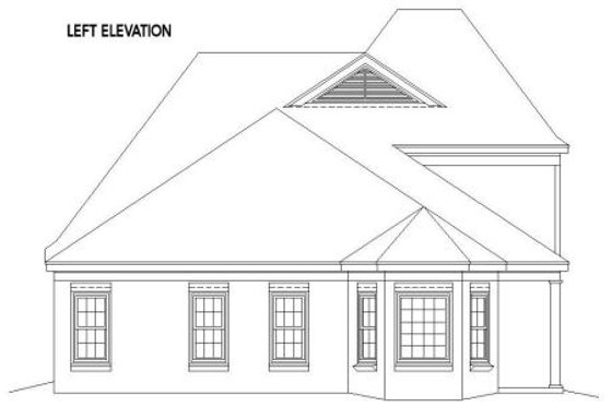 Exterior - Other Elevation 1 for European House Plan #81-704 - 3 bed, 2.5 bath
