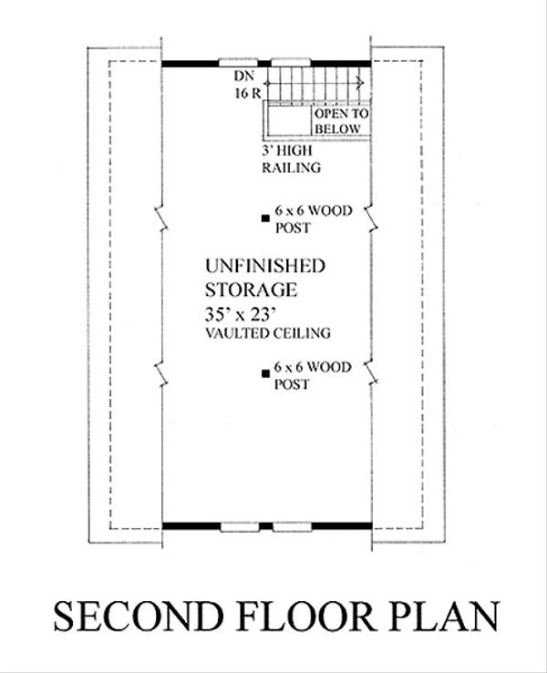 House Plan Design - Craftsman Floor Plan - Upper Floor Plan #118-124