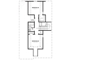 Floor Plan - Upper Floor for Traditional House Plan #424-224 - 3 bed, 2.5 bath