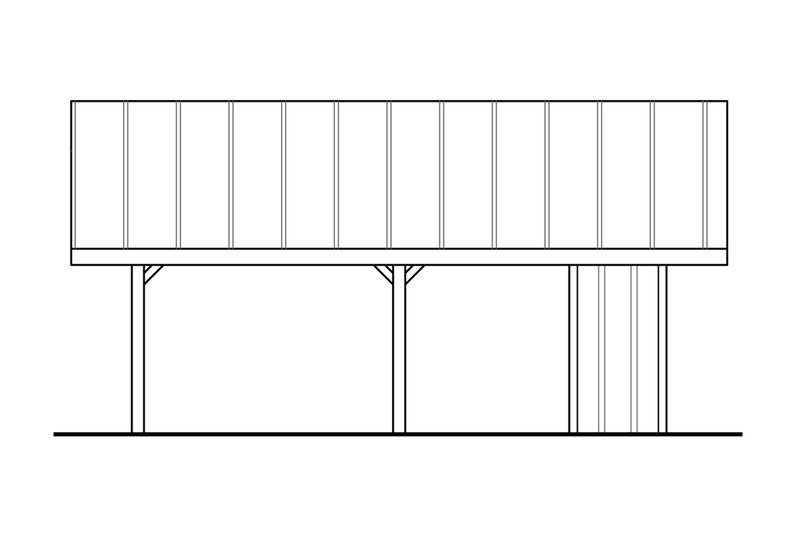 House Plan Design - Exterior - Other Elevation 1 for Traditional House Plan #124-1234, 0 bath
