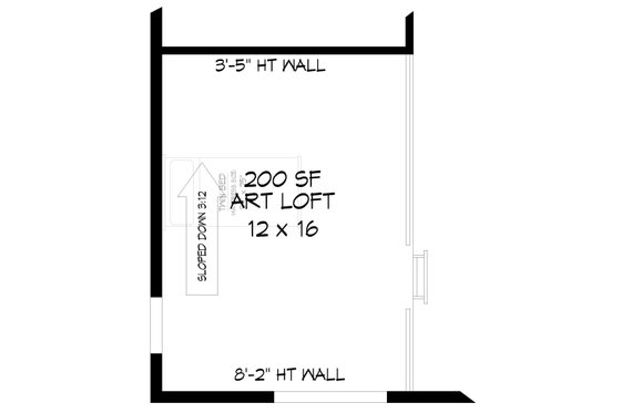 Floor Plan - Other Floor for Modern House Plan #932-738 - 3 bed, 2 bath