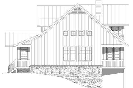 Exterior - Other Elevation 1 for Traditional House Plan #932-513 - 3 bed, 2.5 bath