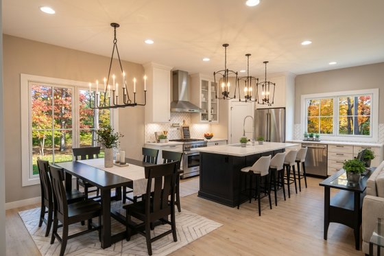 Interior - Dining Room for Farmhouse House Plan #51-1527 - 3 bed, 2.5 bath