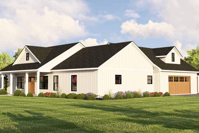 House Blueprint - Exterior - Other Elevation for Farmhouse House Plan #1064-98 - 4 bed, 2.5 bath