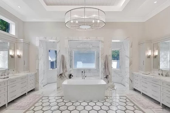 Interior - Master Bathroom for Modern House Plan #548-38 - 5 bed, 6.5 bath