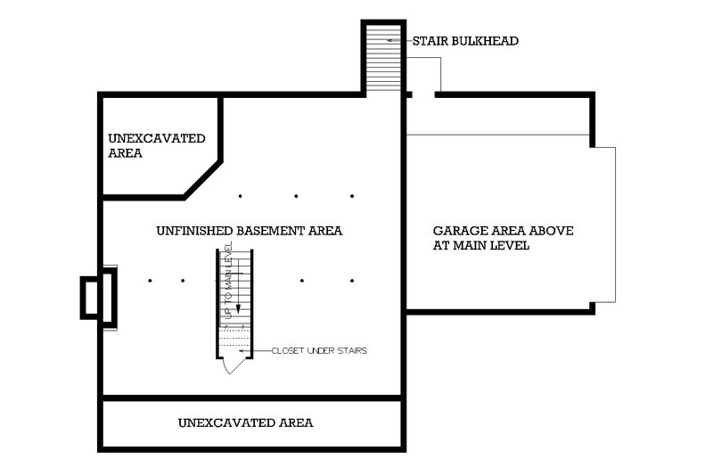 Home Plan - Floor Plan - Other Floor for Traditional House Plan #45-116 - 3 bed, 2 bath