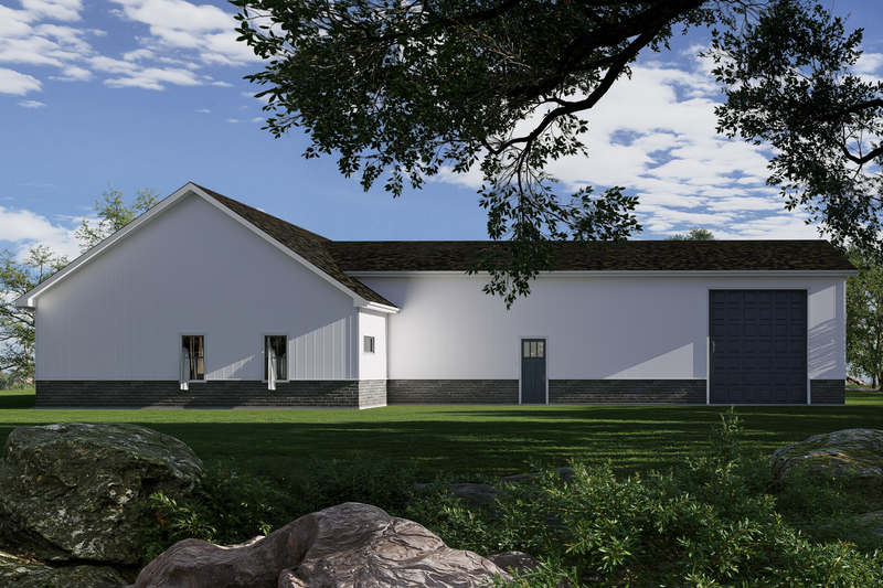 House Plan Design - Exterior - Other Elevation 1 for Barndominium House Plan #1112-23 - 3 bed, 2.5 bath