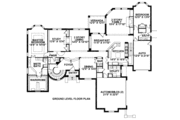 European Style House Plan - 5 Beds 4.5 Baths 5084 Sq/Ft Plan #141-239 