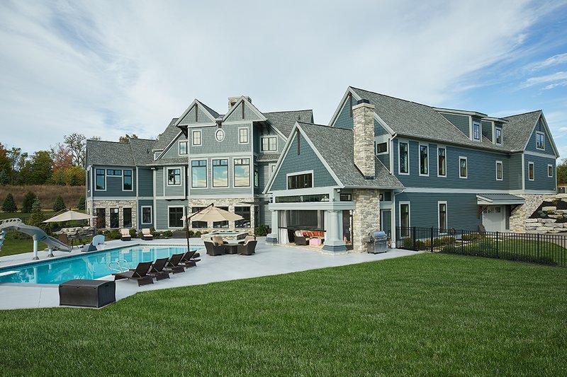 Dream House Plan - Exterior - Rear Elevation 1 for Craftsman House Plan #928-292 - 5 bed, 4 bath