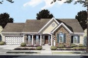 Traditional Style House Plan - 3 Beds 2 Baths 1498 Sq/Ft Plan #46-366 