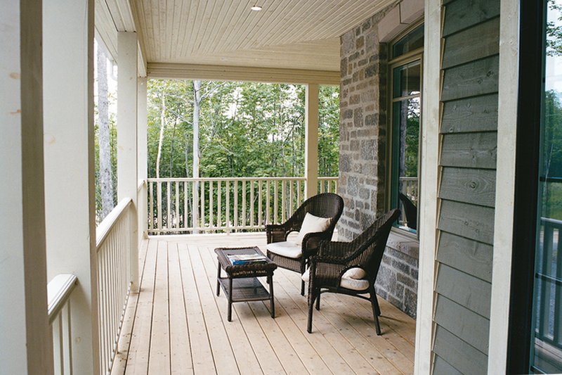 Architectural House Design - Exterior - Covered Porch for Farmhouse House Plan #23-587 - 4 bed, 2.5 bath