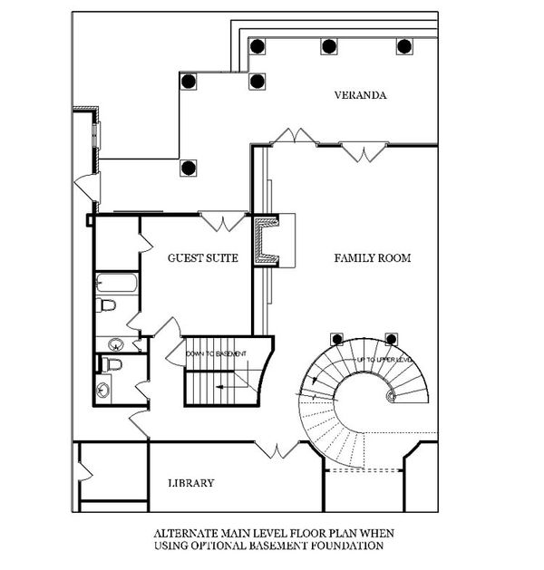 House Blueprint - Southern Floor Plan - Other Floor Plan #45-179