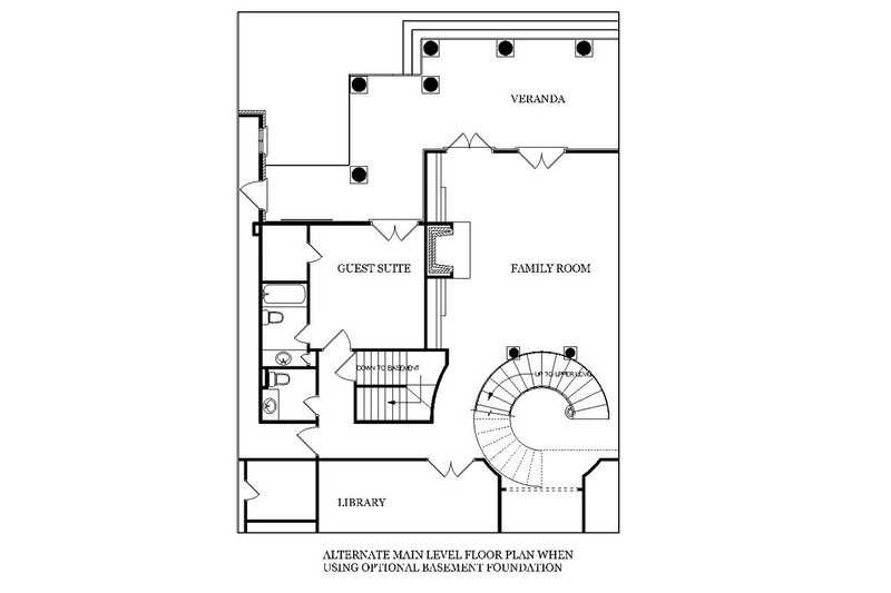Home Plan - Floor Plan - Other Floor for Southern House Plan #45-179 - 4 bed, 6 bath