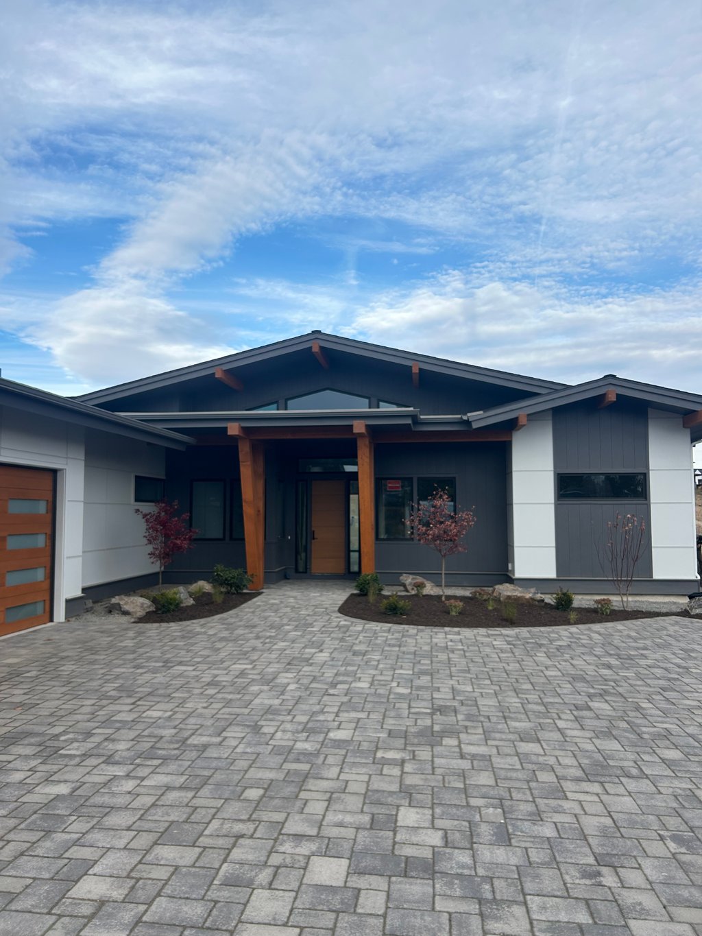 Exterior - Front Elevation 2 for Modern House Plan #895-171 - 4 bed, 3.5 bath