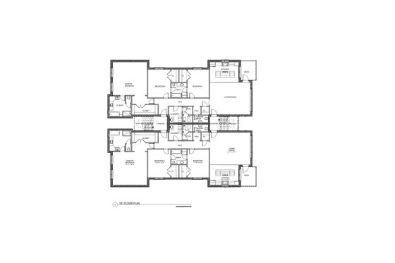 Floor Plan - Other Floor for Modern House Plan #535-12 - 3 bed, 2.5 bath