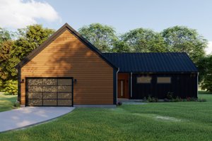 Contemporary Exterior - Front Elevation Plan #1092-9