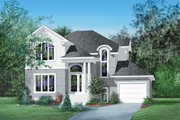 European Style House Plan - 3 Beds 1 Baths 1888 Sq/Ft Plan #25-4846 