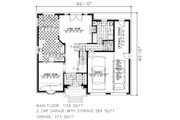 European Style House Plan - 4 Beds 2.5 Baths 2457 Sq/Ft Plan #138-325 