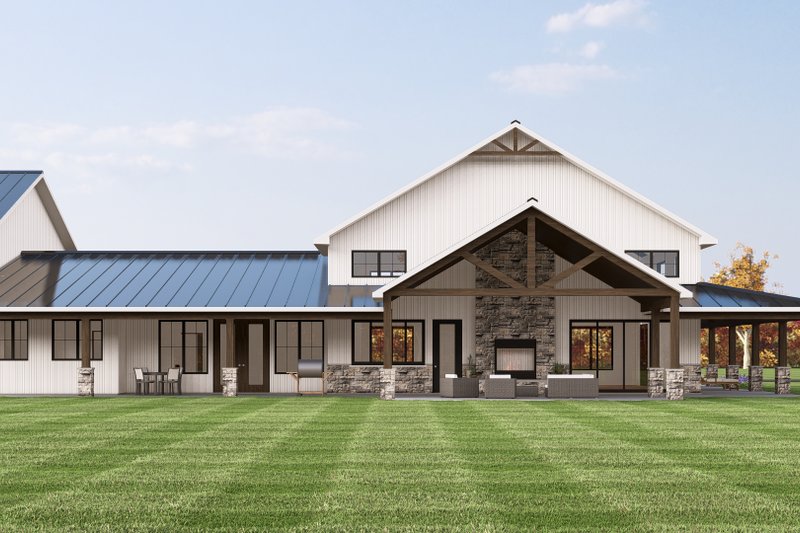 Architectural House Design - Exterior - Other Elevation 10 for Barndominium House Plan #1064-371 - 3 bed, 2.5 bath