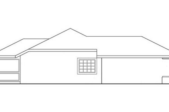 Exterior - Other Elevation for Mediterranean House Plan #124-434 - 3 bed, 1 bath