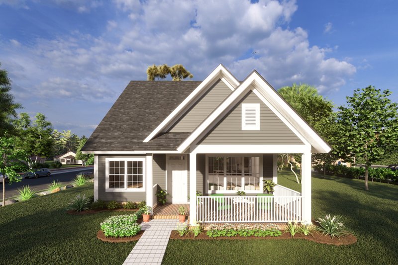 Cottage Style House Plan - 4 Beds 4 Baths 1940 Sq/Ft Plan #513-2213