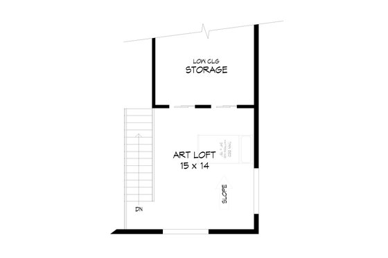 Floor Plan - Other Floor for Contemporary House Plan #932-526 - 2 bed, 2.5 bath