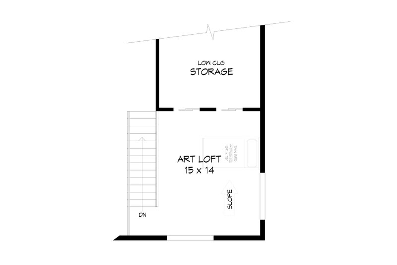 House Blueprint - Floor Plan - Other Floor for Contemporary House Plan #932-526 - 2 bed, 2.5 bath