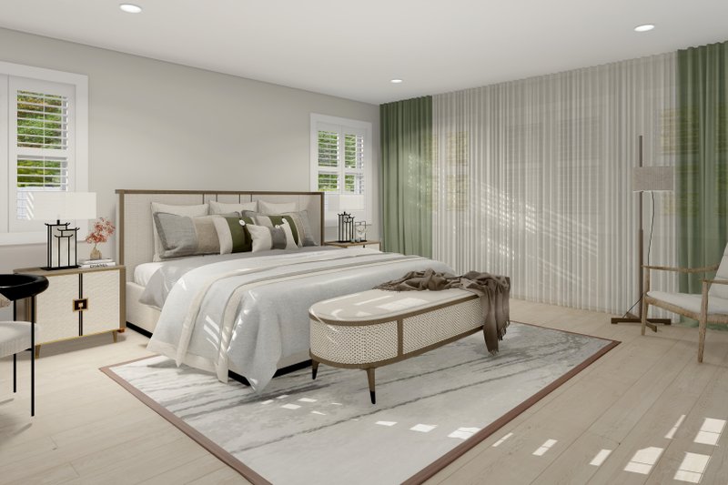 Home Plan - Interior - Master Bedroom 1 for Ranch House Plan #1060-185 - 3 bed, 2 bath