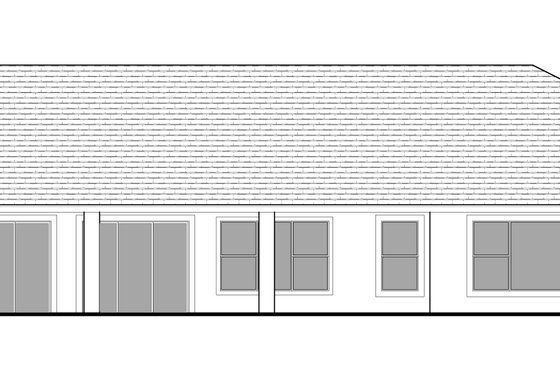 Exterior - Rear Elevation for Craftsman House Plan #1058-221 - 3 bed, 3.5 bath