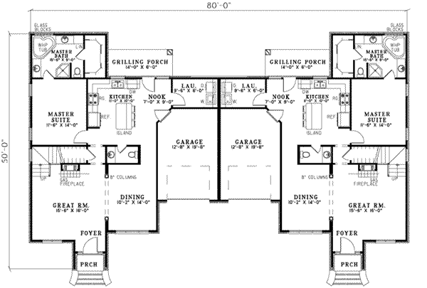 Dream House Plan - European Floor Plan - Main Floor Plan #17-2009