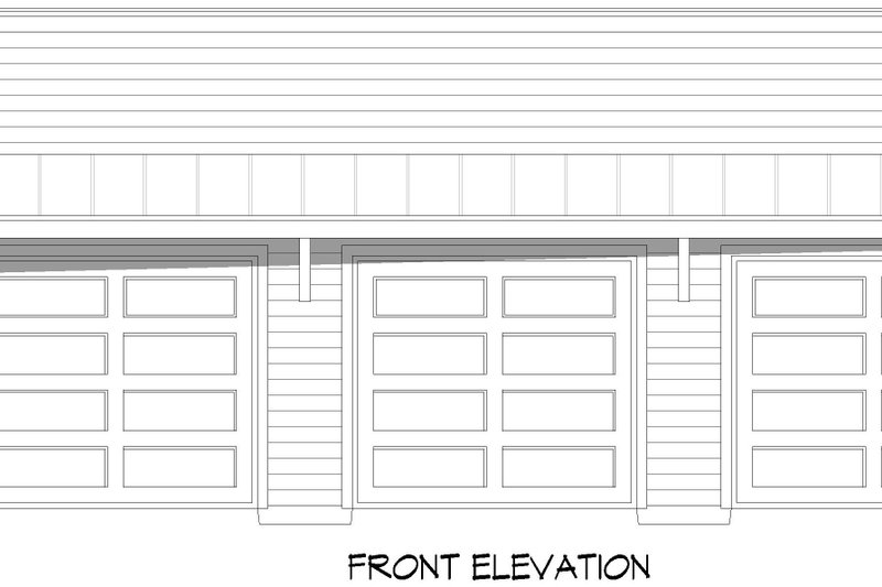 Dream House Plan - Exterior - Front Elevation 3 for Contemporary House Plan #932-1091, 0 bath
