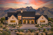 Farmhouse Style House Plan - 4 Beds 4.5 Baths 4996 Sq/Ft Plan #1096-181 Exterior 