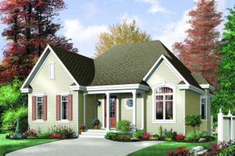 Architectural House Design - European Exterior - Front Elevation Plan #23-321