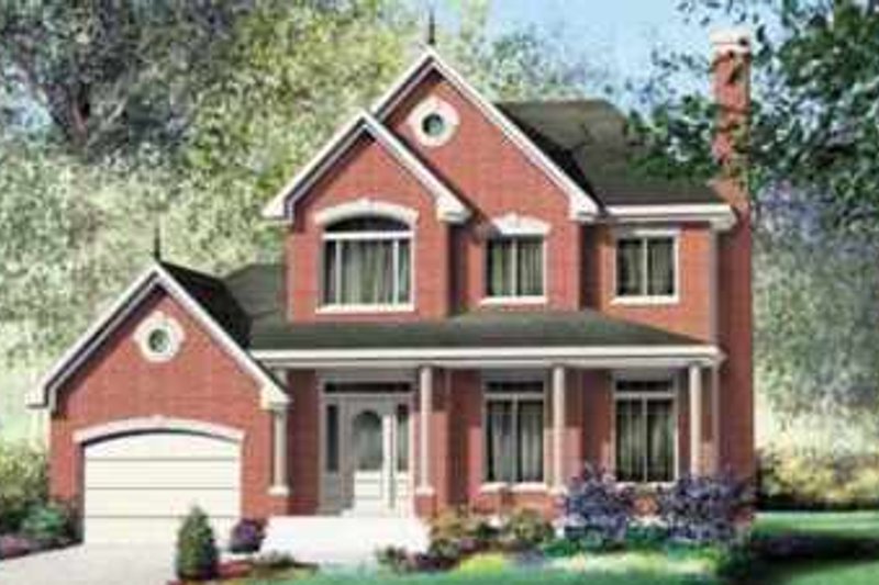 Home Plan - Traditional Exterior - Front Elevation Plan #25-242