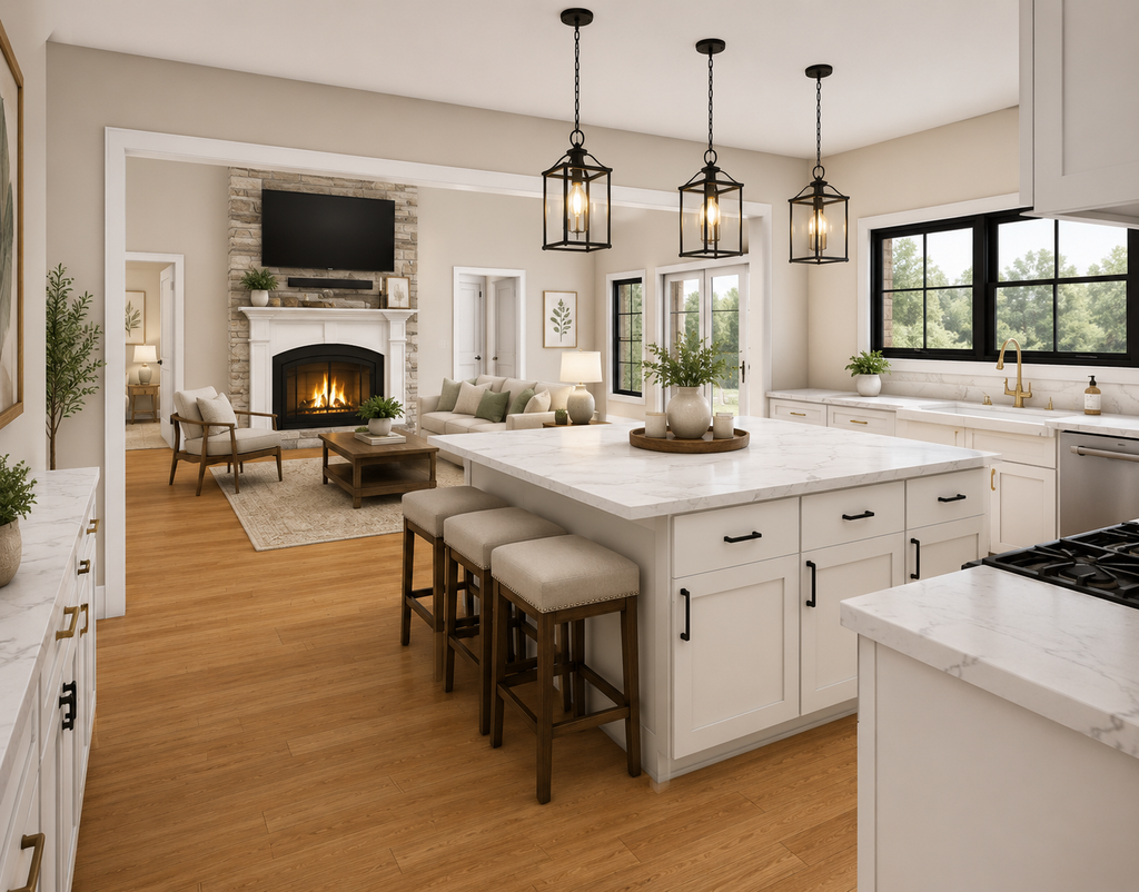 Photo 4 for Farmhouse House Plan #1109-31 - 4 bed, 2 bath