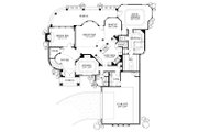 Mediterranean Style House Plan - 5 Beds 3 Baths 3067 Sq/Ft Plan #80-184 